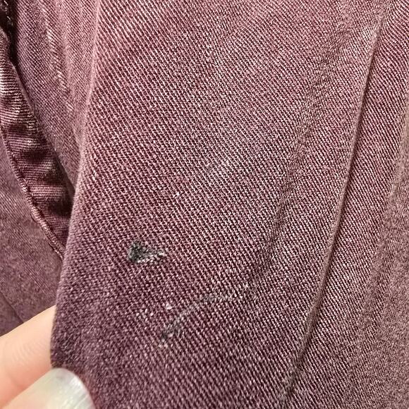 Torrid maroon acid wash cargo lounge pants elastic waistband drawstring size 2S - Picture 6 of 12